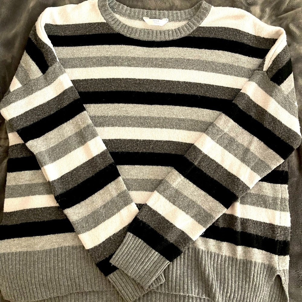 Striped soft sweater